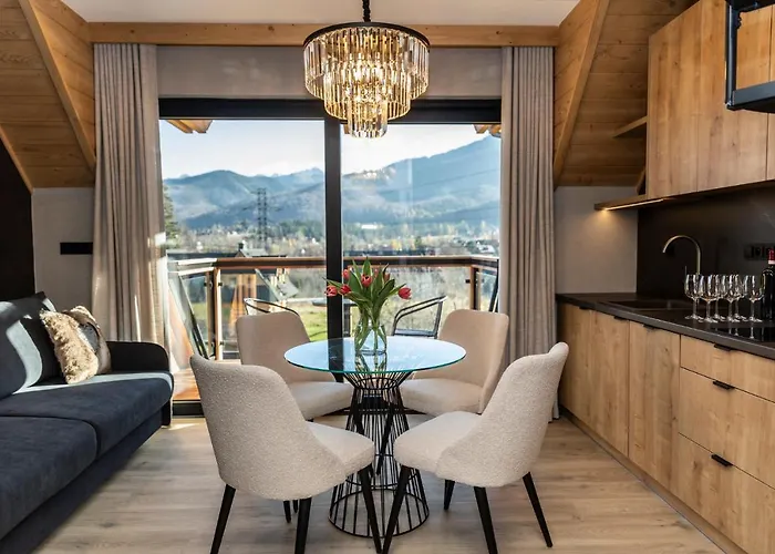 Szymaszkowa 7 Luksusowe Apartamenty, Z Widokiem Na Giewont - Sauna, Parking W Cenie - Blisko Stoku Narciarskiego!